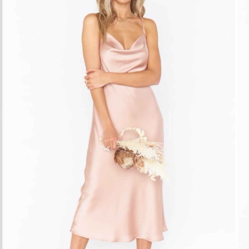 Luxe Satin Verona Cowl Dress